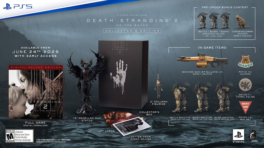 Death Stranding 2 Collector's Editionの予約注文は現在入手可能です