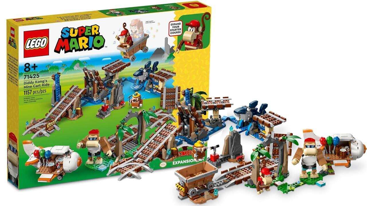 Diddy Kongをフィーチャーした1,157ピースのLEGOスーパーマリオセットは、Amazonでほぼ50%オフです