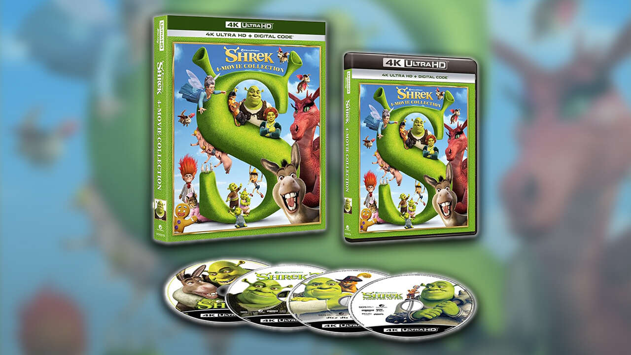 誰かがかつてShrek 4K Blu-rayボックスセットは50％オフだと言っていました