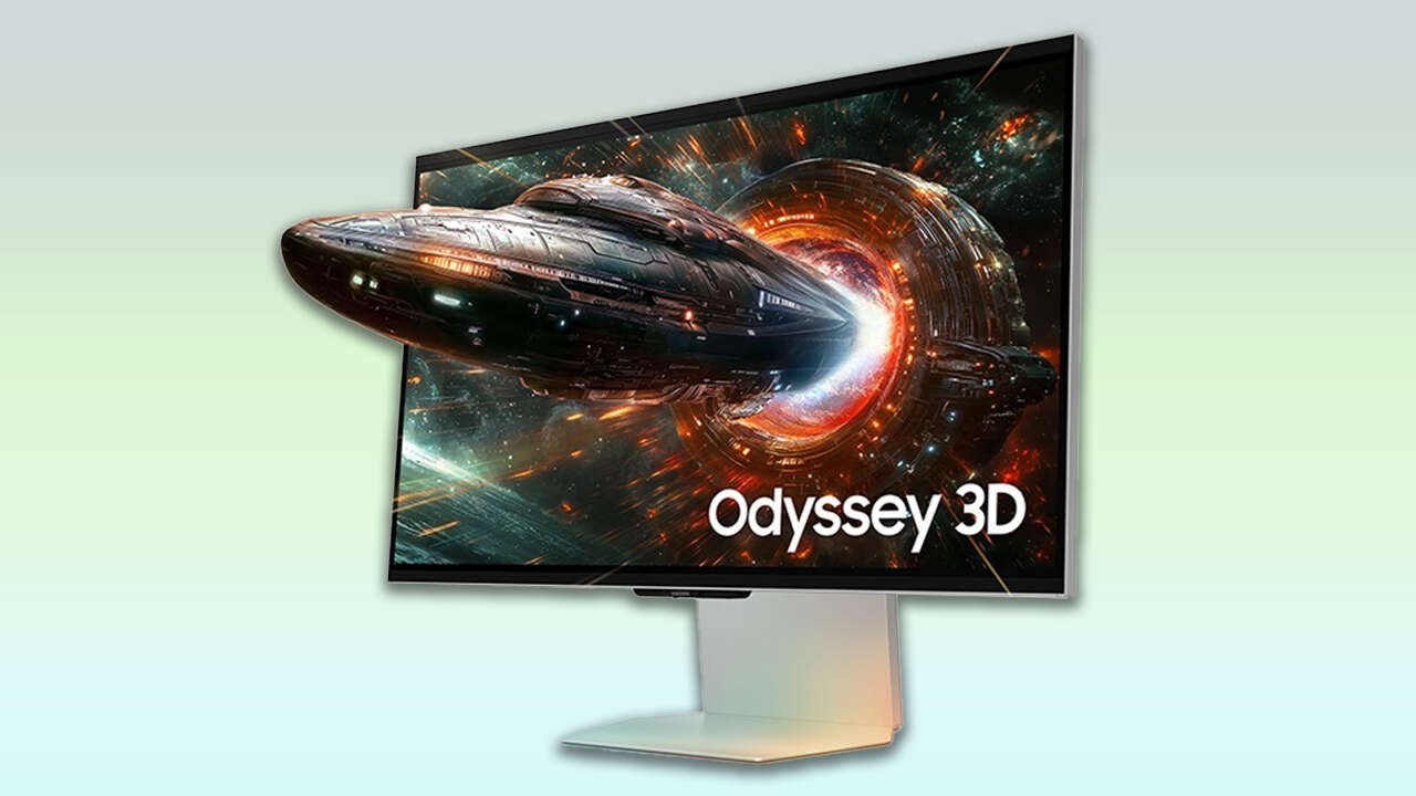Samsung Odyssey 3D Gaming Monitorは予約注文が必要です。200ドルのギフトカードが含まれています